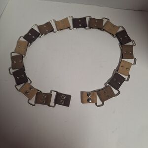 Brown and Tan Women's Belt